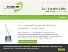 Tablet Screenshot of enterosan.de